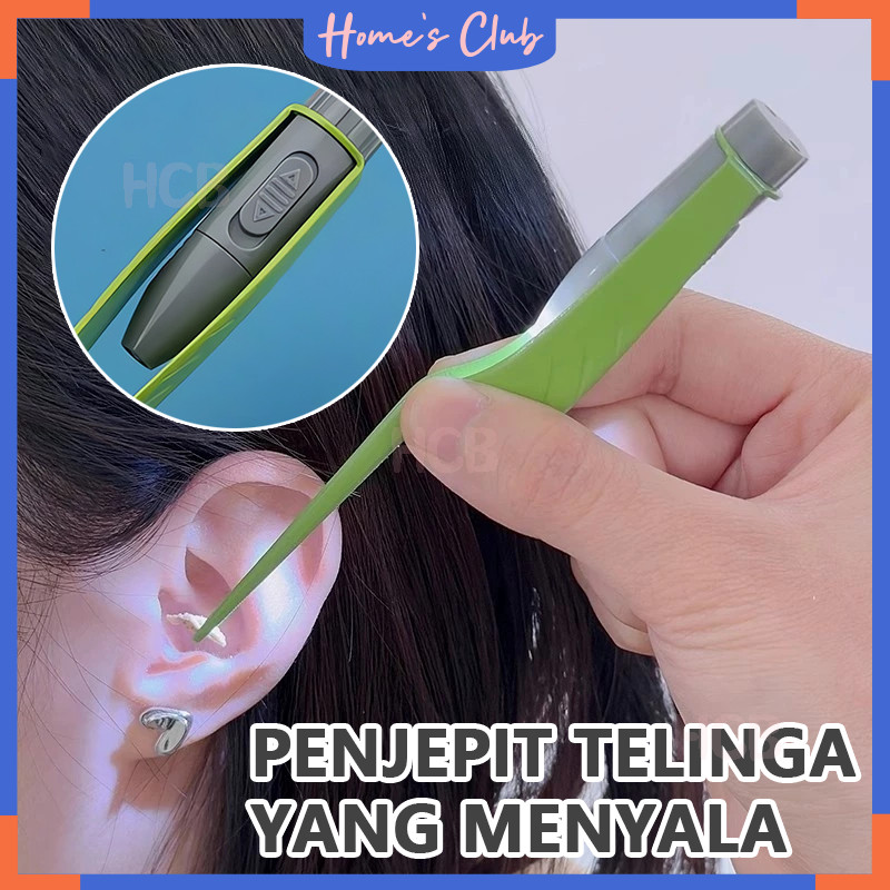 Alat Pembersih Telinga Visual Bercahaya Untuk Anak-anak / Set Alat Pembersih Telinga Dengan Cahaya