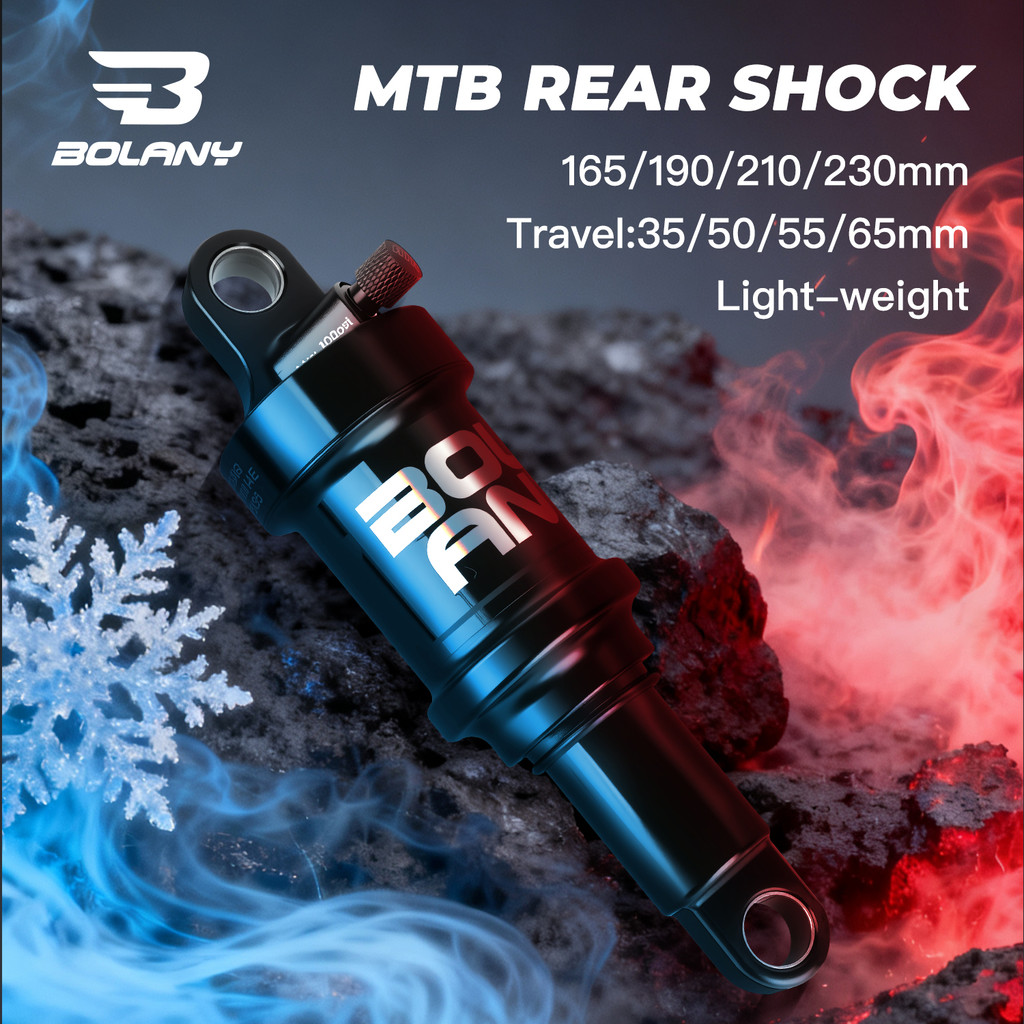 BOLANY Soft Tail Bike Air Rear Absorber Mountain Bike Rear Shock Suspension XC DH Shock MTB 165/190/