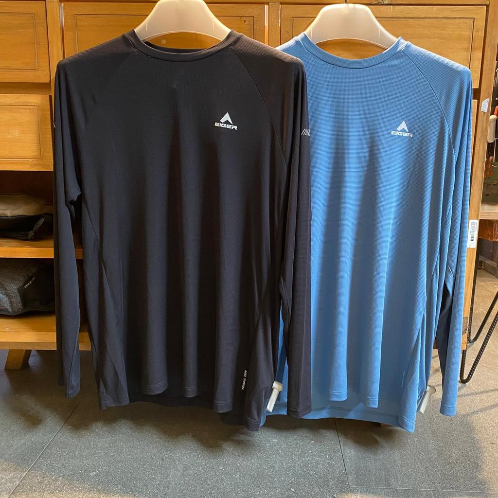 EIGER BASELAYER HYRCANIAN Kaos Base Layer Lengan Panjang Active Tees Pria HYRCANIAN LS 1.0 ACTIVE TE