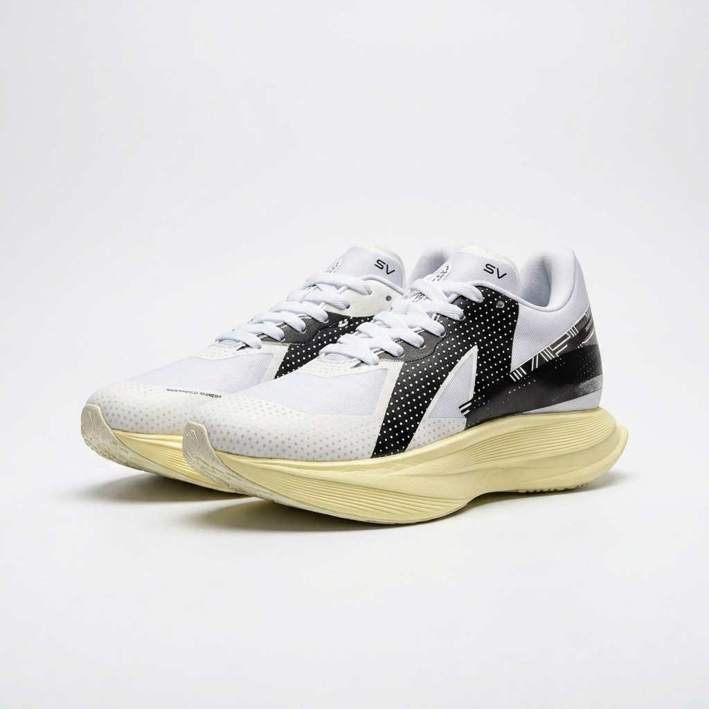 Sepatu Running Specs Cream Hitam Putih Pria Wanita – Sol Empuk, Ringan Dipakai, Ready Size 39-43