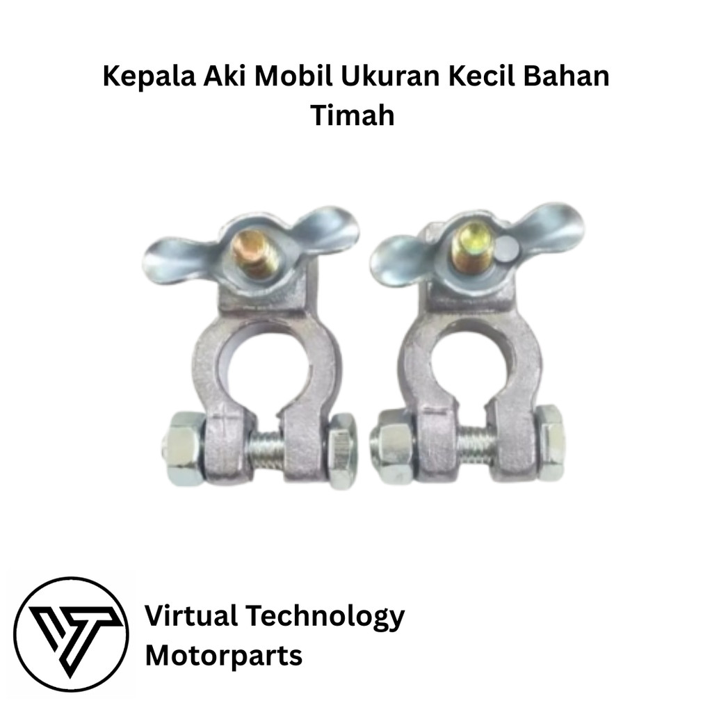kepala aki timah kecil N40/klem accu mobil