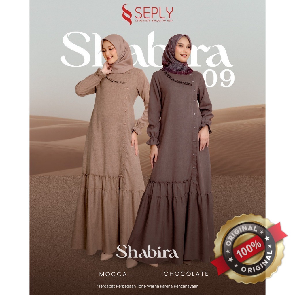 SEPLY Gamis Daily Shabira 09 Dress Gamis Premium ORIGINAL