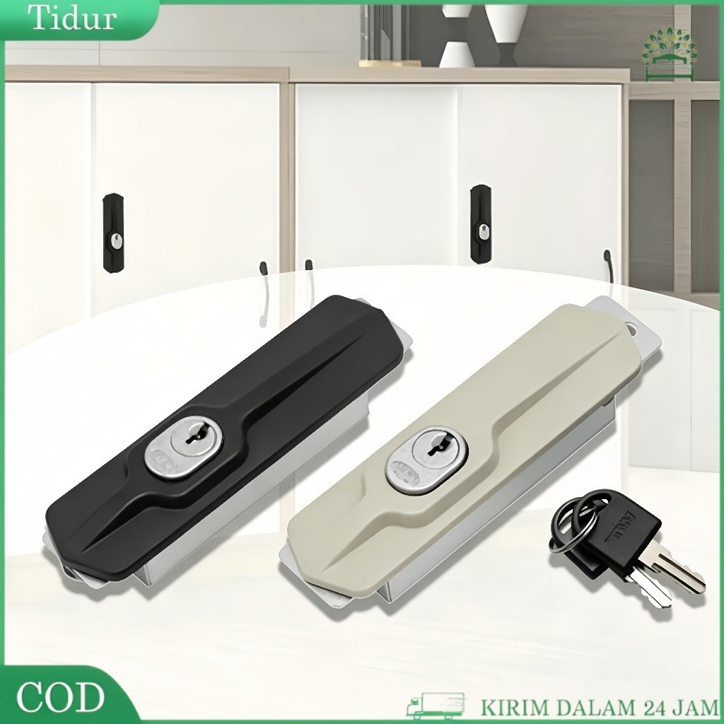 1set Kunci Lemari Sleding Pintu Geser Kunci Lemari Arsip Sliding Kunci Filing Kabinet