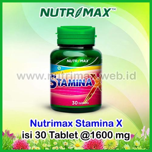 Nutrimax Stamina X Vitamin/Obat Herbal Untuk Penambah Vitalitas Pria