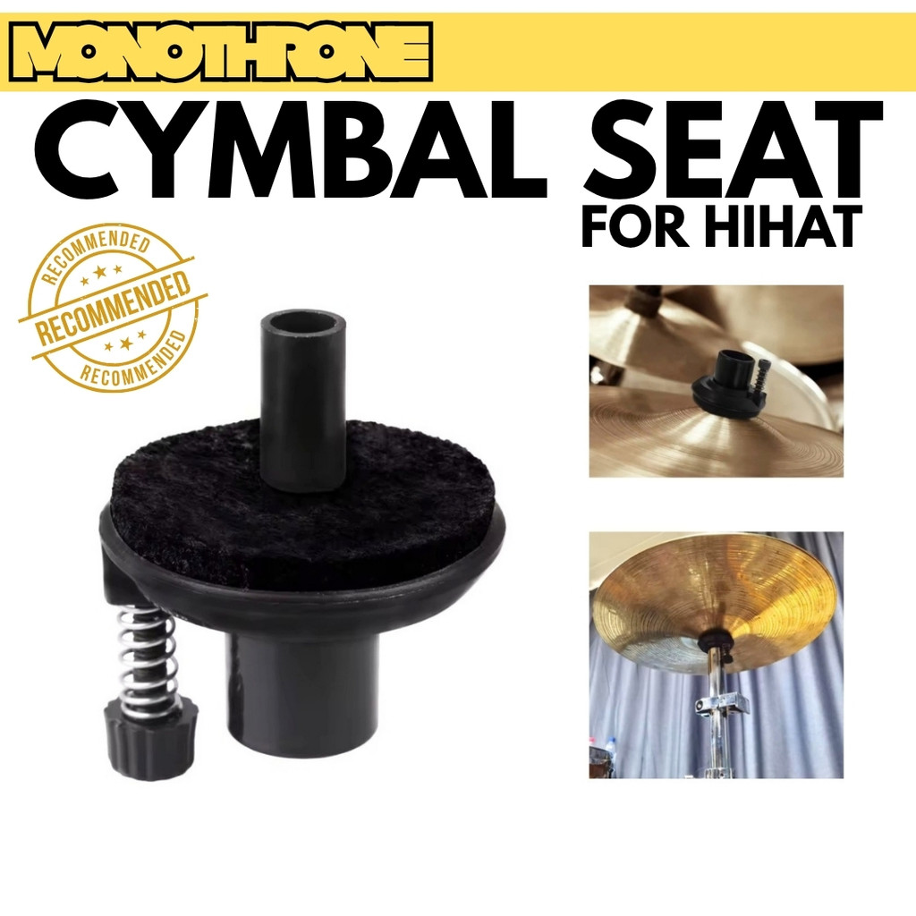 Hihat cymbal drum cup seat stand holder hi-hat pemegang dudukan hi hat