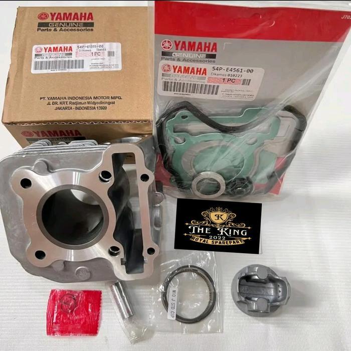 Blok Seher  + Top Set (54P) cylinder Buat Motor Yamaha Mio J, Mio Gt, Mio Gt Soul 115, Fino Injeksi,