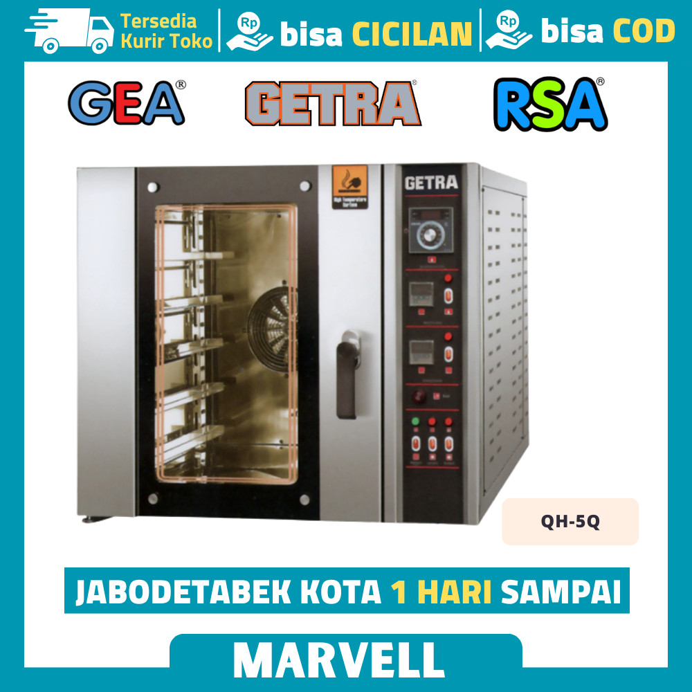 OVEN LISTRIK & GAS GETRA QH-5Q OVEN KONVEKSI 5 LOYANG ORIGINAL