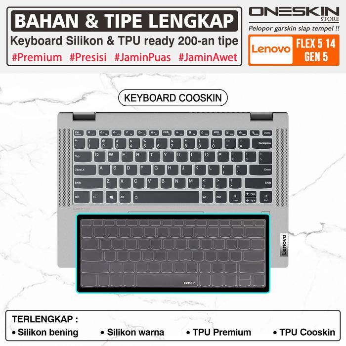Precut Garskin Sticker Laptop Skin Perfect Fit Kompatibel untuk Lenovo IdeaPad Flex 5