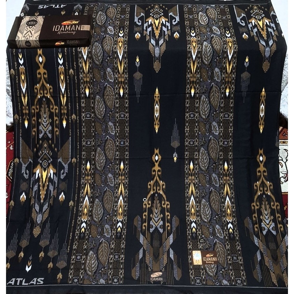 Sarung Atlas Rayon Motif Bhs Original