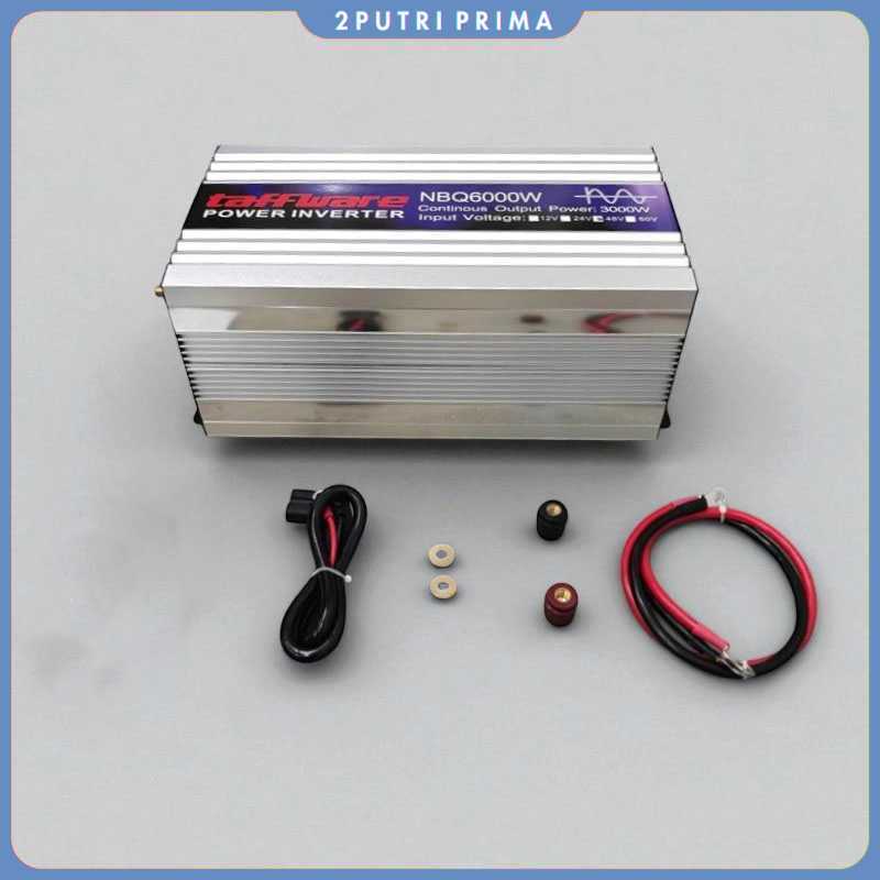 Power Inverter Mobil Pure Sine Wave DC 48V to AC 220V 6000W - NBQ6000W - Taffware