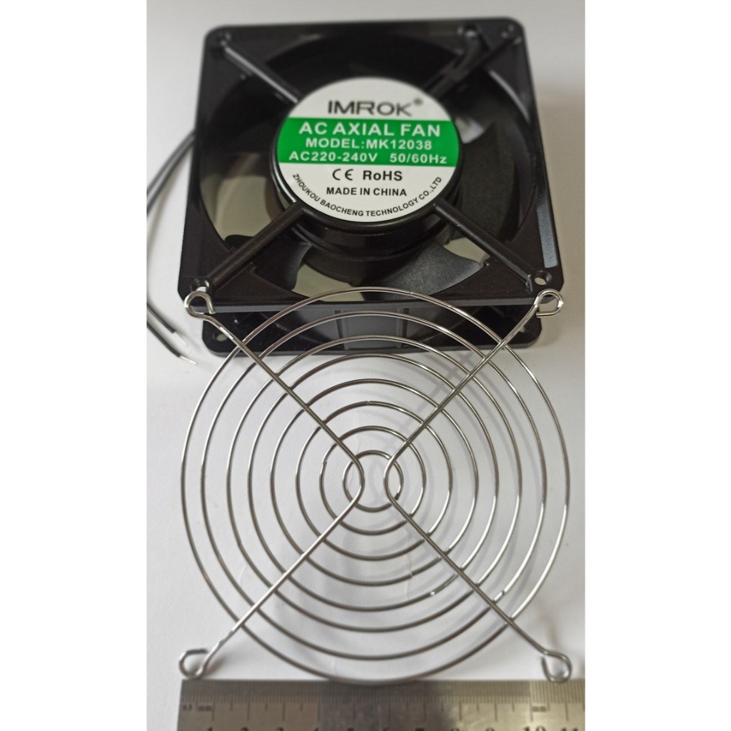 Dc Fan AC 220V 12CM Dengan Grill Kipas AC220V Cooling Fan
