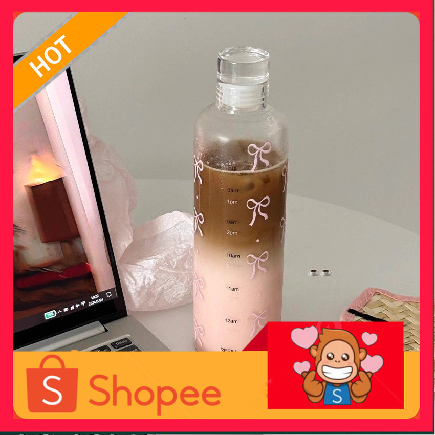 Coquette Plastic Water Bottle Coquette Korea / Botol Plastik Air Minum Coquette / Gelas Coquette / B