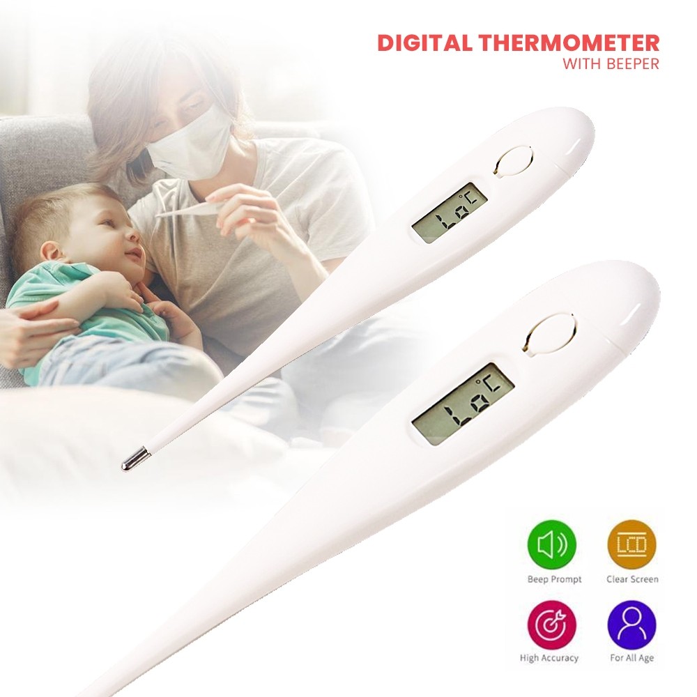 Pengukur Suhu Badan Thermometer Digital Alat Pengukur Suhu