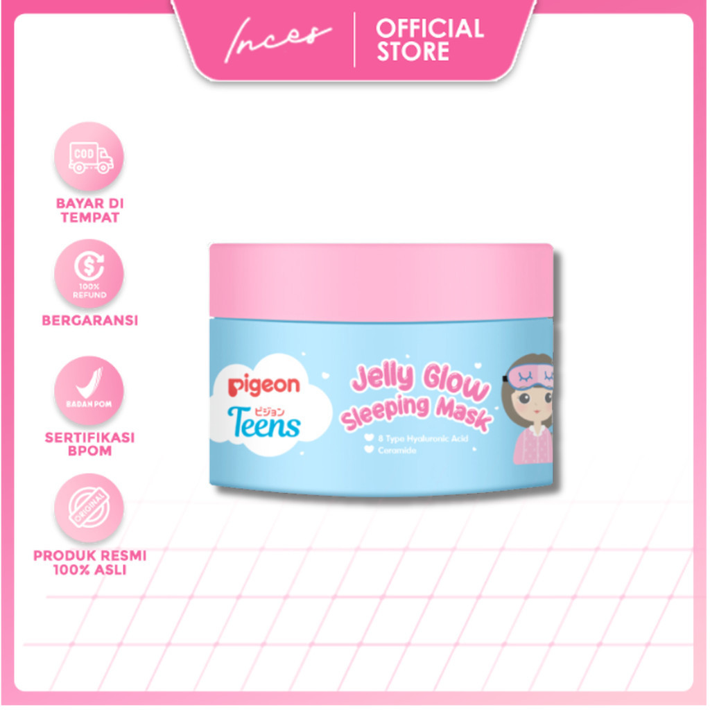 inces - PIGEON TEENS Jelly Glow Sleeping Mask 30gr