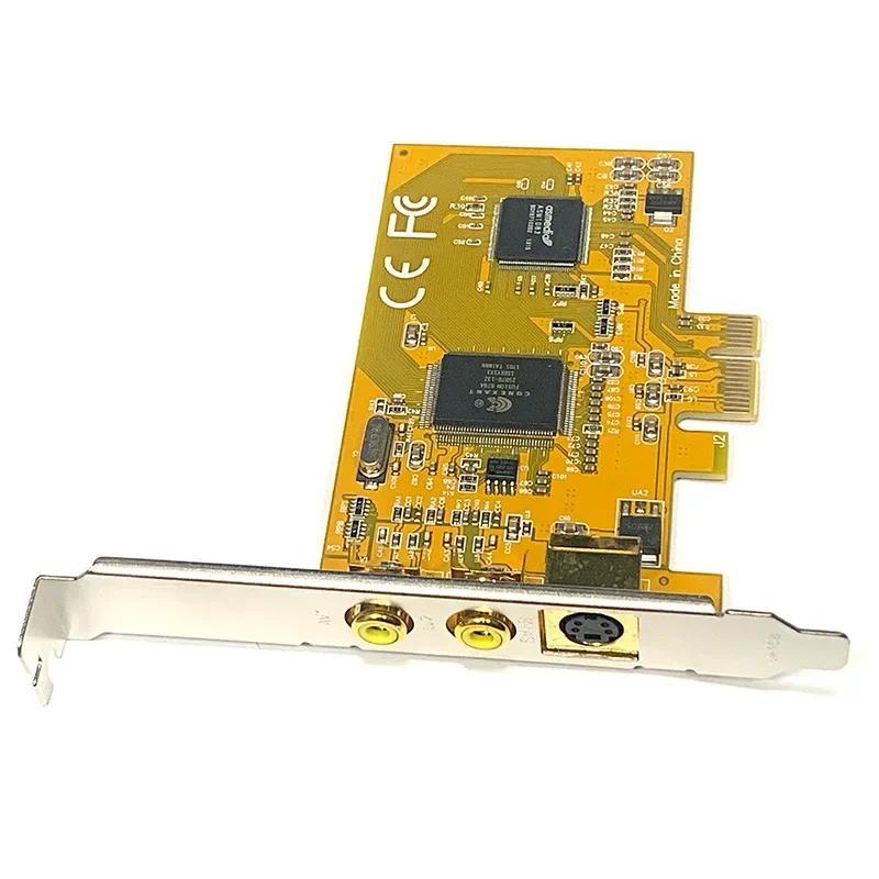 PCIE 878A Capture Card PCIE 878 Sonography Mecal Image 2 PORTS AV Svhs Terminal Connector Video Capt
