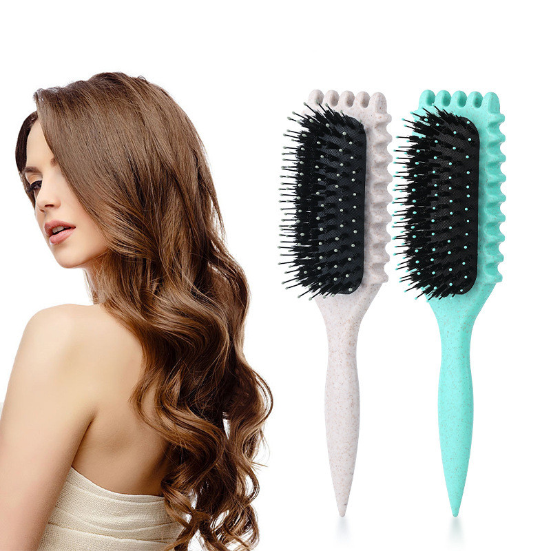 1PCS Curly Hair Definition Styling Brush Wrinkle Removal Hair Brush Entangled Wet Curly Hair Comb St