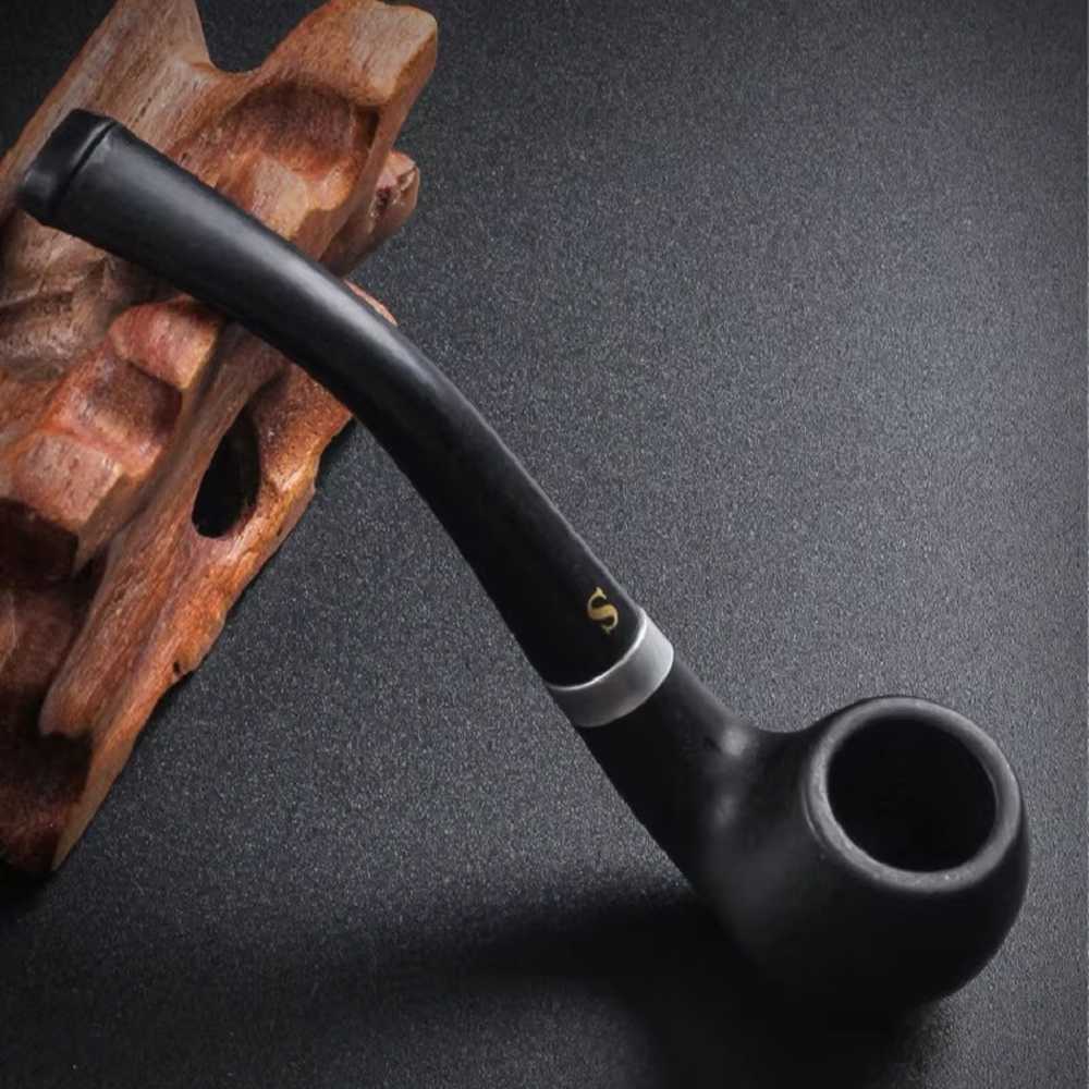 SANDA Pipa Rokok Tembakau Cangklong Tobacco Pipe Vintage 120mm - SD101