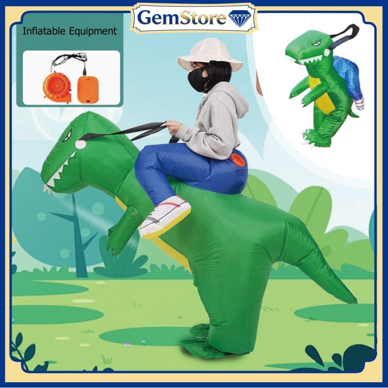 Kostum Dino Angin Inflatable Untuk Anak Dan Dewasa Kostum Dinosaurus Lucu Pesta Ultah Cosplay Festiv