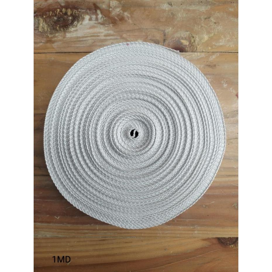 Lebar 3,8cm Motif 1MD Abu Muda Tali Webbing PP Tali Tas