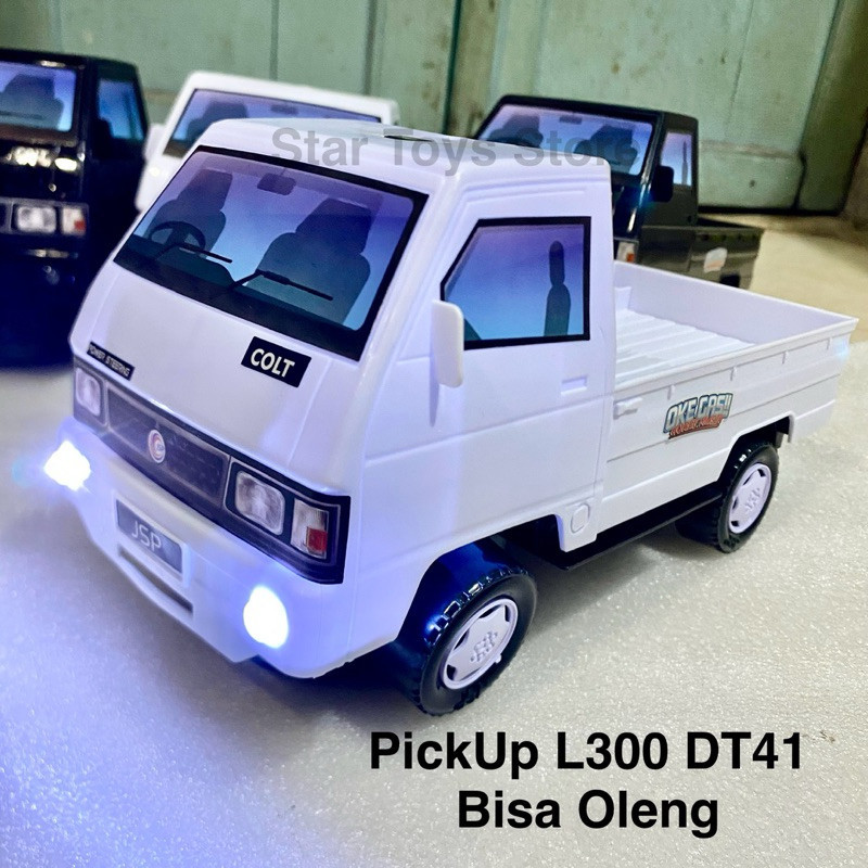 Bisa COD!! Mobil Pick Up Barang Oleng L300 Music Lampu Bump Go Mobil Pickup Oleng