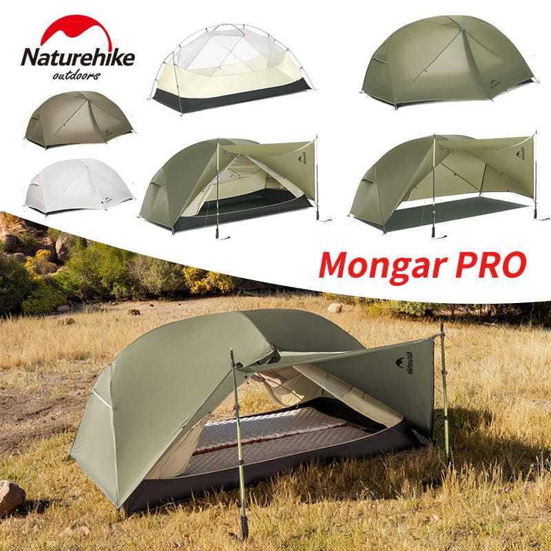 Tenda Hiking Naturehike Mongar Pro CNK2550WS037 1P 2P 3P 3-Season Ultralight Camping