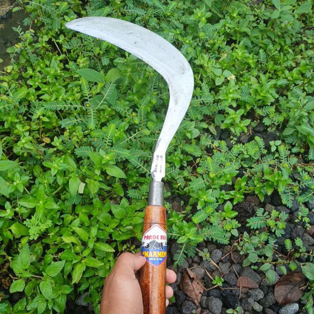 Alat pertanian Arit perkebunan pemangkas rumput tradisonal Sabit  Arit Rumput ( SUPER KUAT )