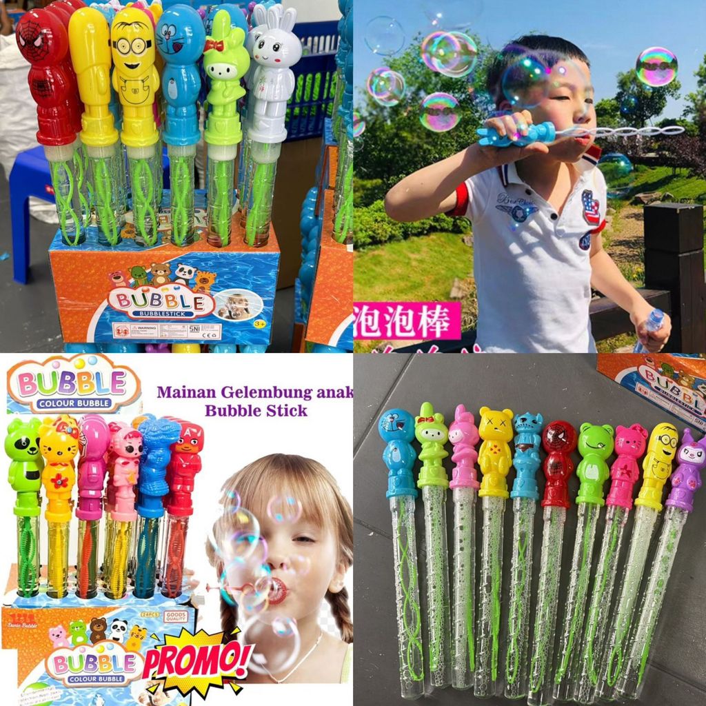 SACA MAINAN ANAK BUBBLE STIK / BUBBLE SABUN 1PCS MAINAN GELEMBUNG SABUN