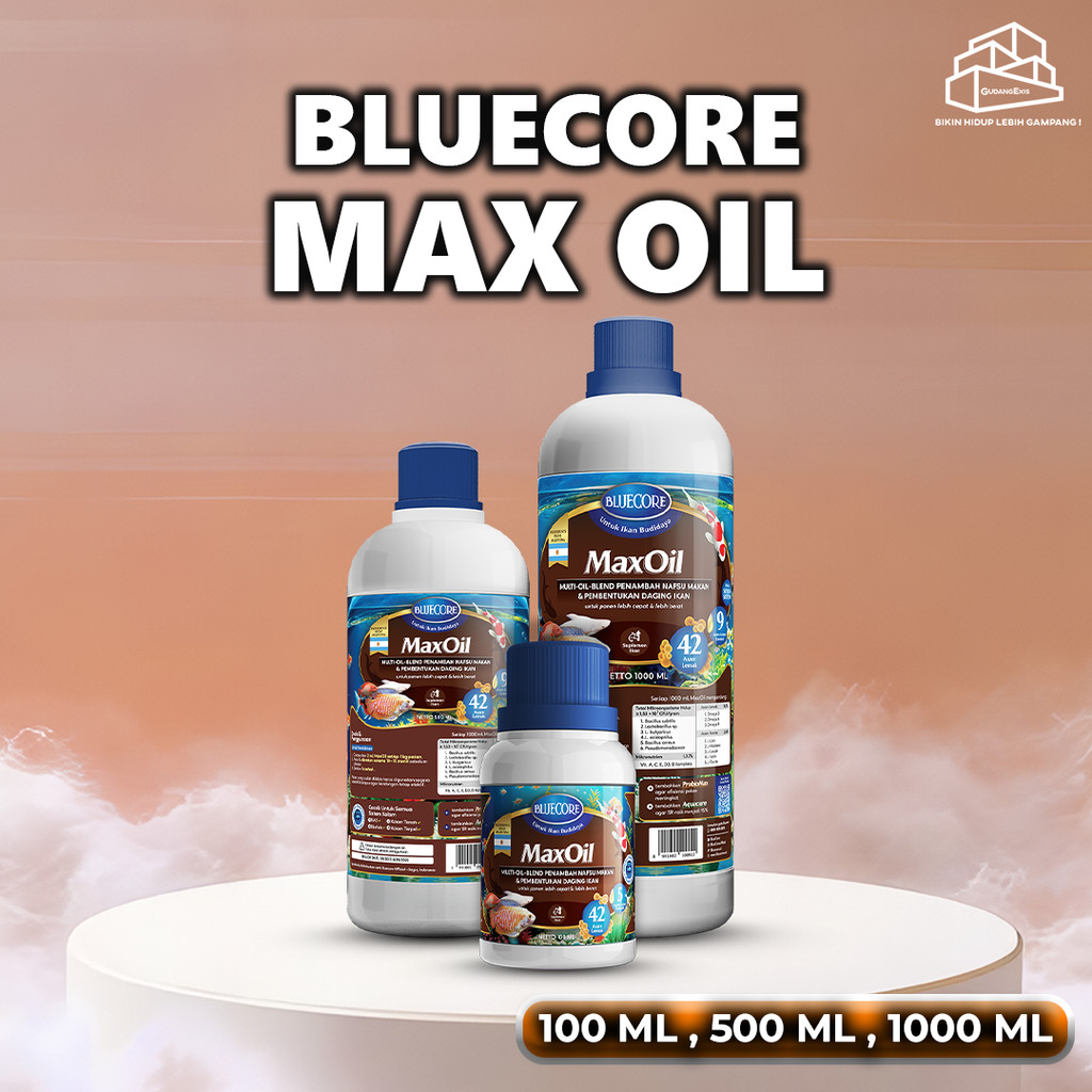 BLUECORE MAXOIL Vitamin Ikan Perangsang Nafsu Makan Ikan