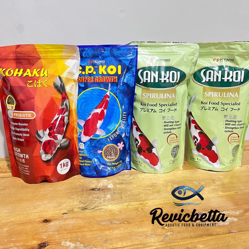 Pelet Ikan Koi KOHAKU CP koi SANKOI Pelet Bulki Protein Tinggi Untuk ikan Koi