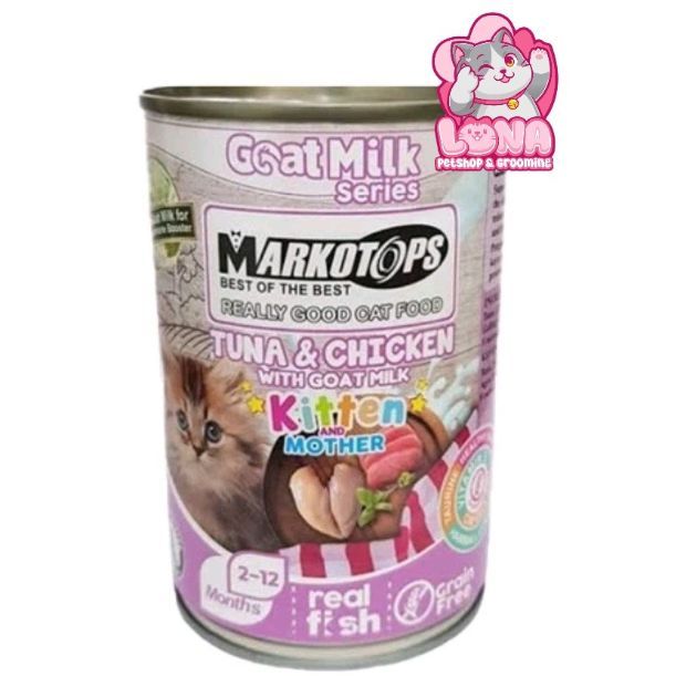 Markotops Kaleng Kitten Tuna Chicken 400gr