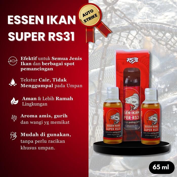 RS31 Essen Ikan Super RS31 Umpan Ikan Mas Super Wangi Gurih Pancing Strike 5X Lebih Cepat Cocok untu