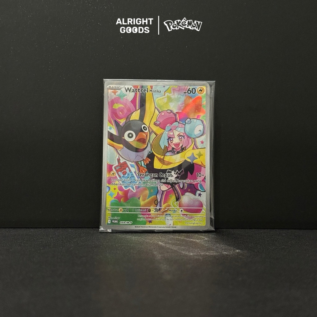 KAYDEN STORE Wattrel Mistika Promo 059/MP Indonesia Evolusi Mega Impian ex MA3 I Pokemon