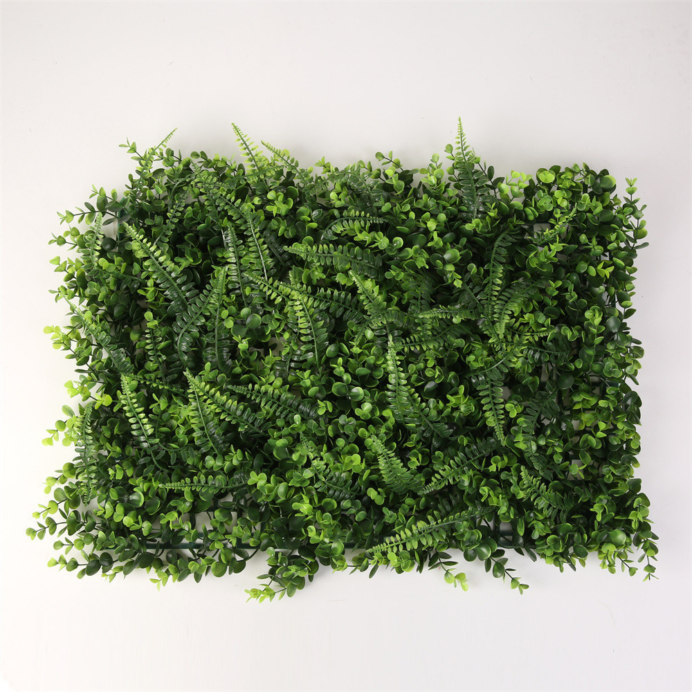 Artificial Flower Rumput Dinding Bunga Hias Pagar Sintetis Rumput Dekorasi Hijau Plastik