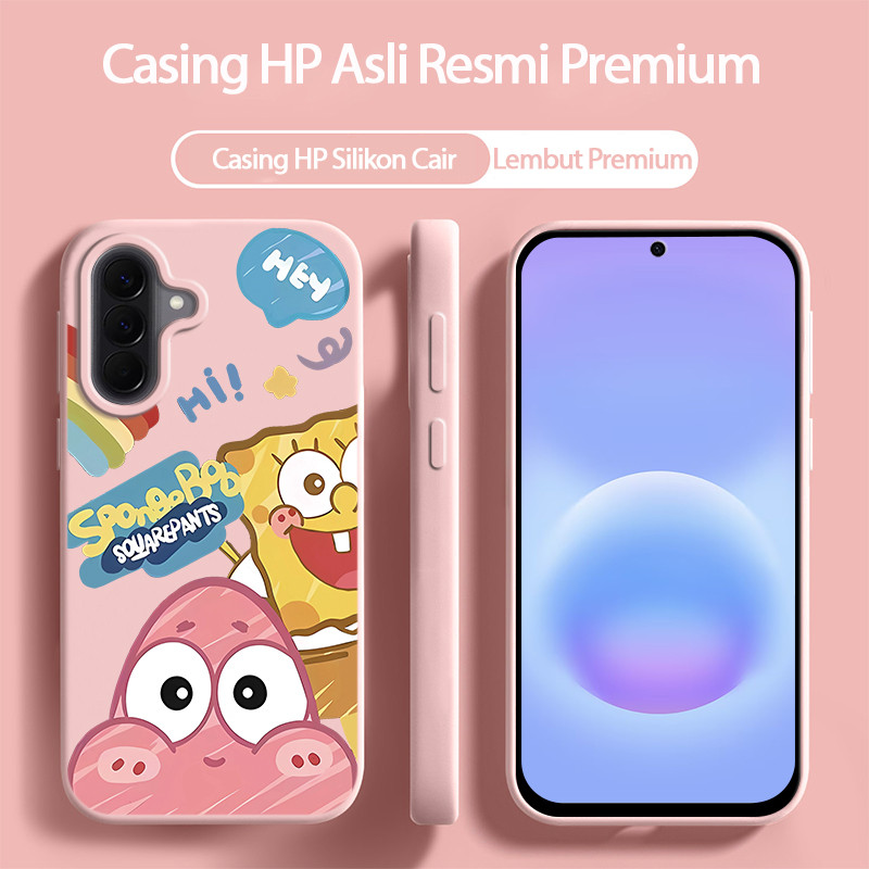 bikini bottom SpongeBob Doodle Untuk Terbaru Case Hp Casing Samsung A57 A37 A17 A07 5G Softcase Anti