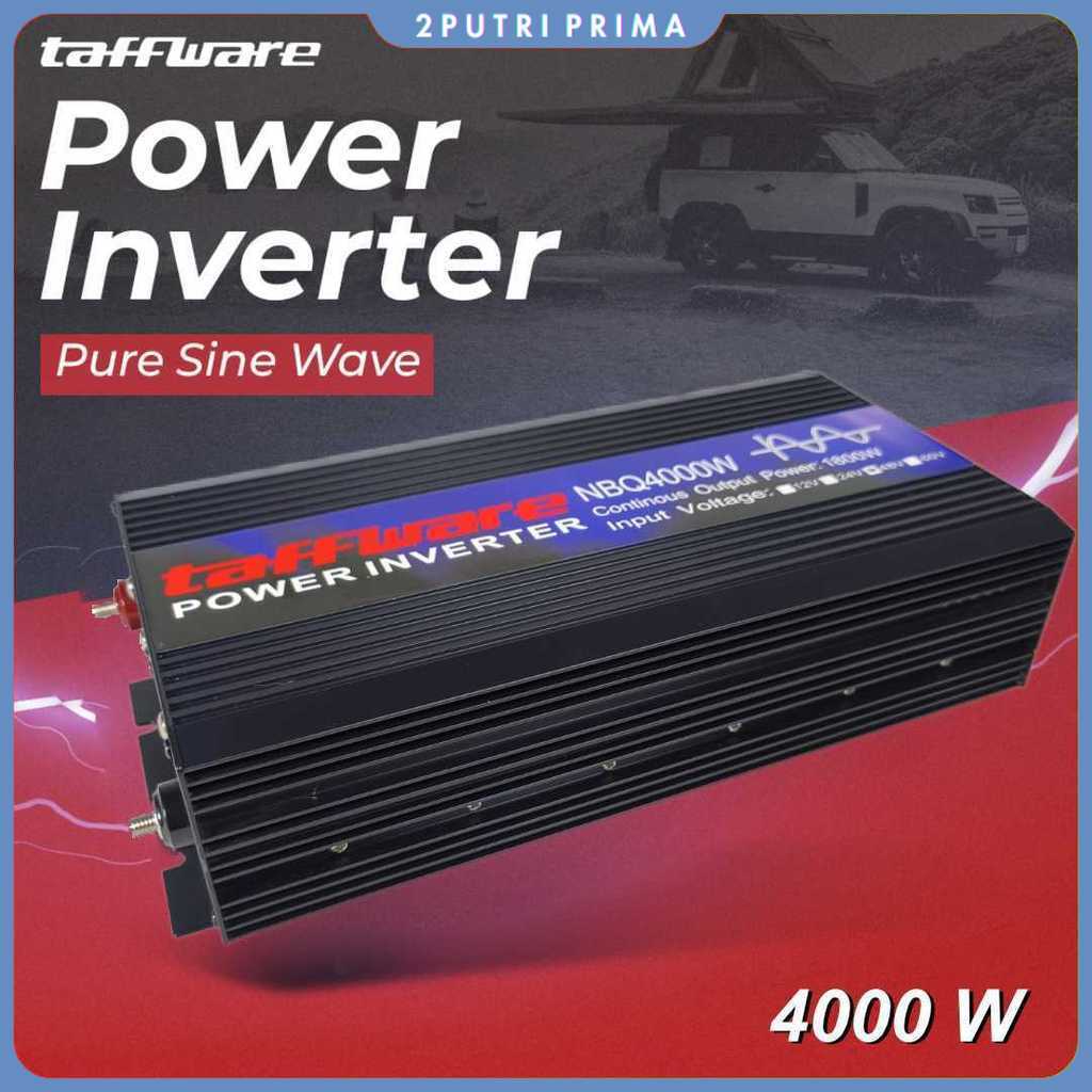 Power Inverter Mobil Pure Sine Wave DC 48V to AC 220V 4000W - NBQ4000W - Taffware