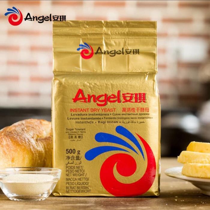 Angel Gold 500 gram (Emas) Instant Dry Yeast Ragi Instan Halal MUI
