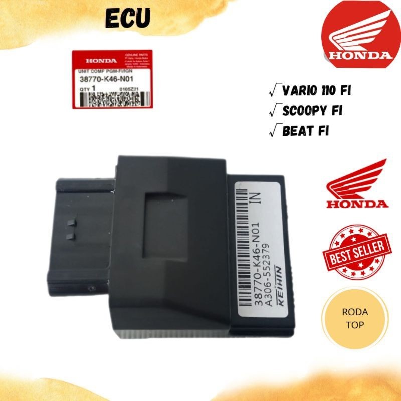 ECU CDI k46 Honda beat fi STATER kasar Scoopy fi STATER kasar