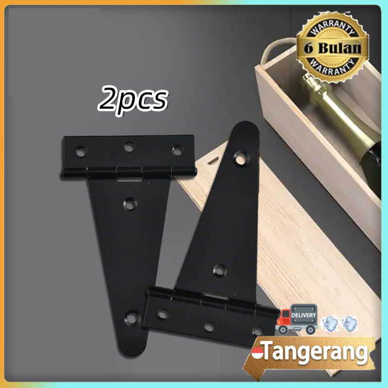 2pcs Engsel T Gudang / Engsel Pintu Gerbang / Engsel Segitiga Tebal