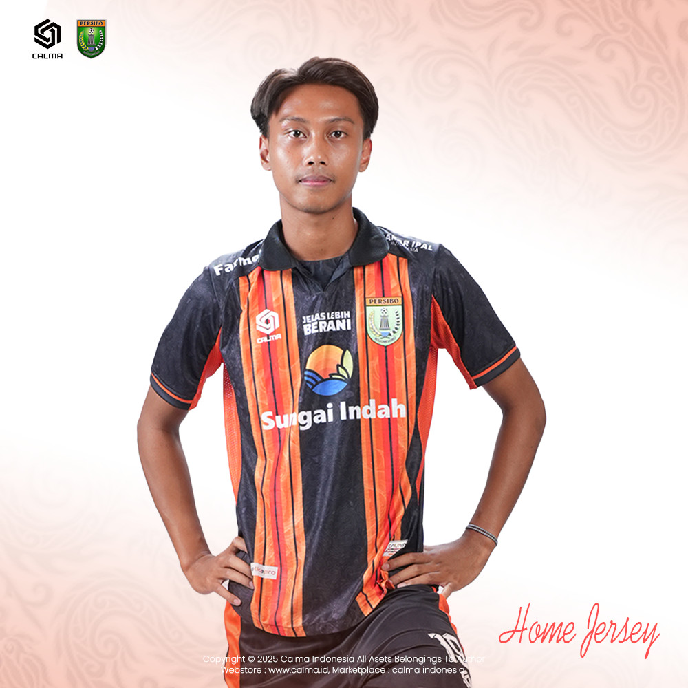 Jersey Player Issue Persibo Bojonegoro Home 2025/2026 by Calma Indonesia