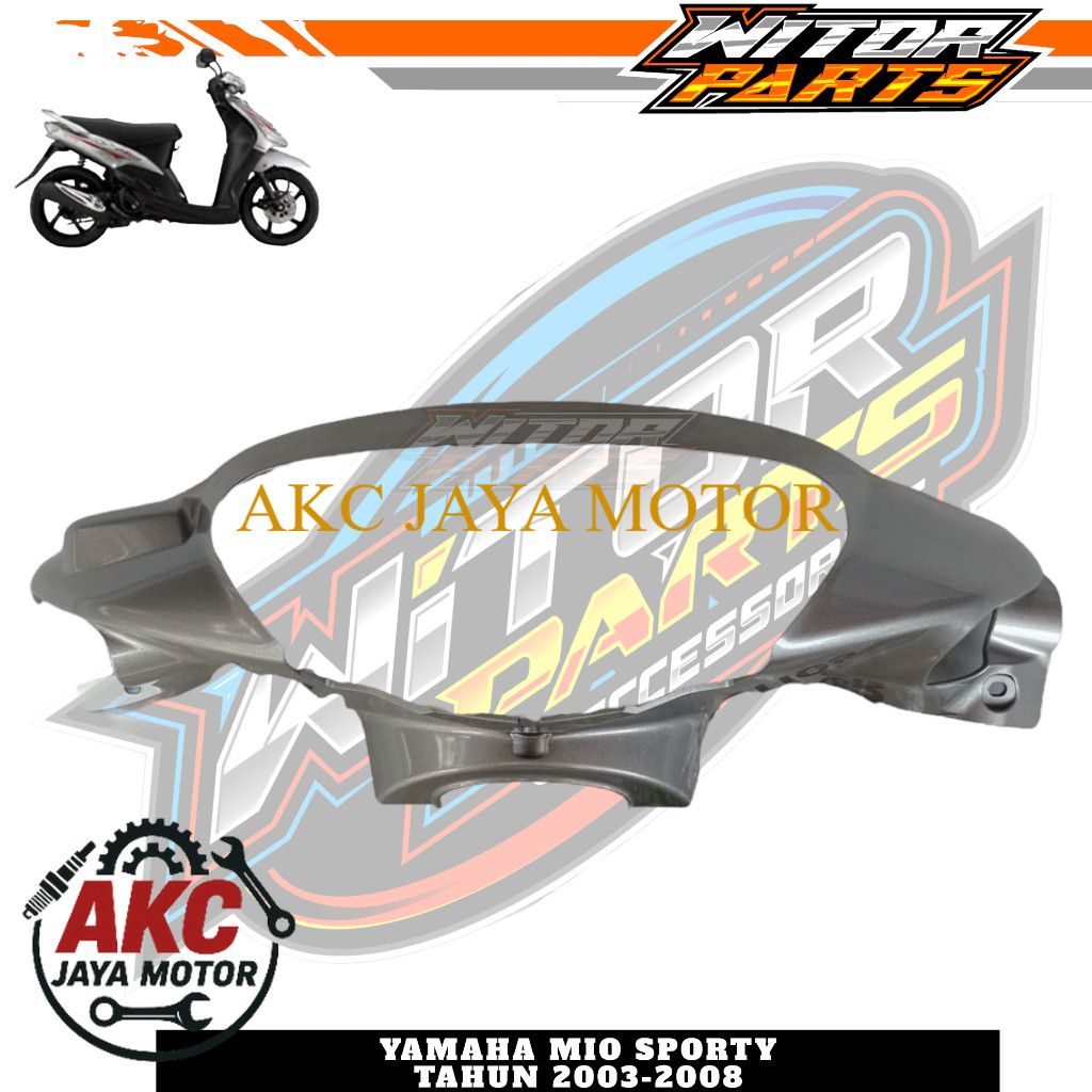 Batok Kepala Depan Mio Sporty Warna Silver 2004 2005 2006 2007 / Batok Lampu Depan Mio Sporty Mio La