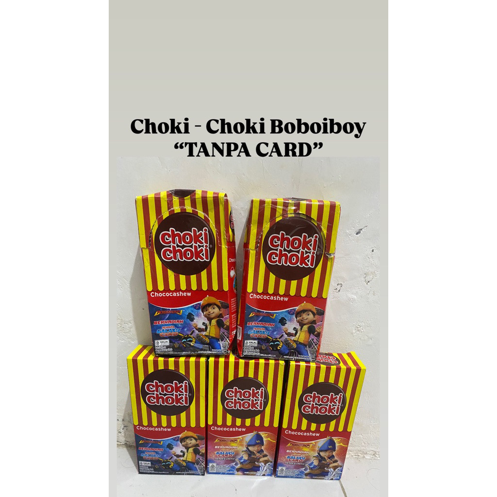 Choki-choki Boboiboy TANPA CARD