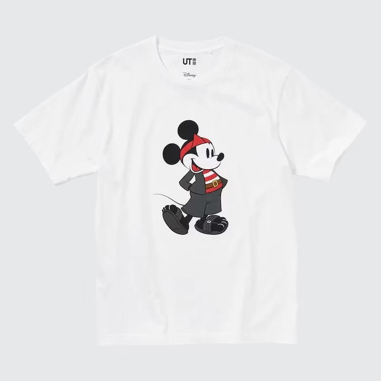 Tshirt Baju Kaos Distro Uniqlo X Mickey |   UT Disney 2023 Kode M01 Unisex