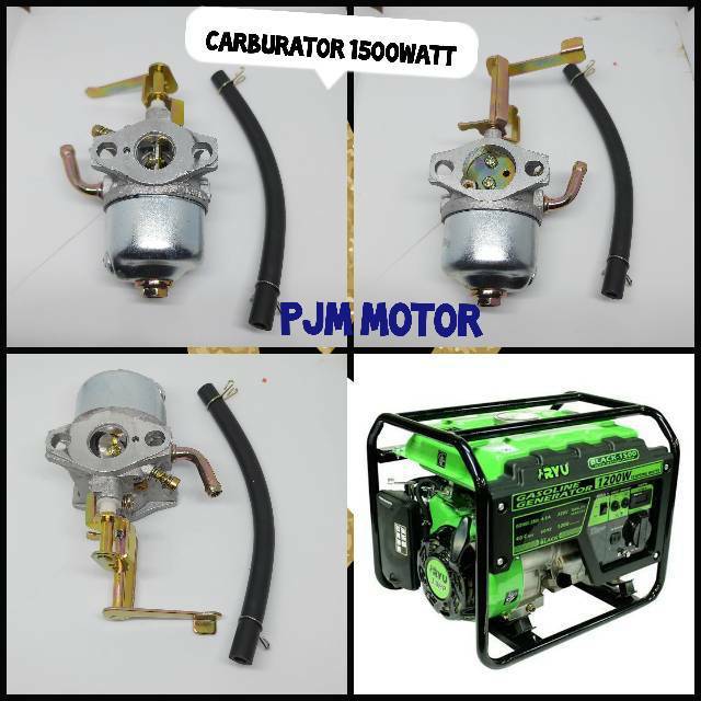 Carburator Karburator mesin genset 1500 watt 154 156 1000watt 4 Tak