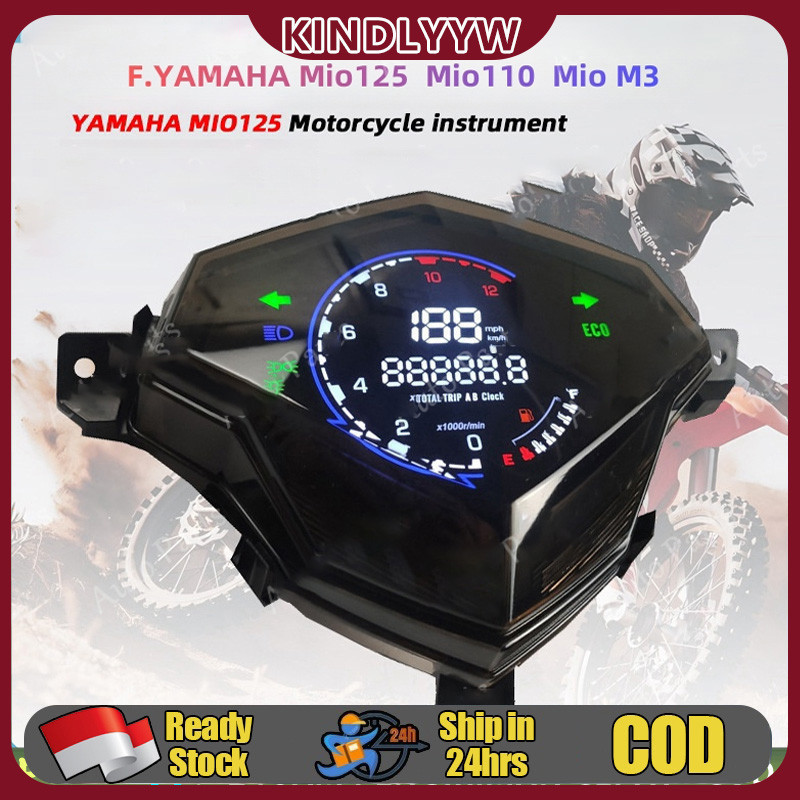 Speedometer Mio Digital Spidometer Mio M3 Mio Z PNP Speedometer H4 Vietnam Yamaha Odometer Digital L