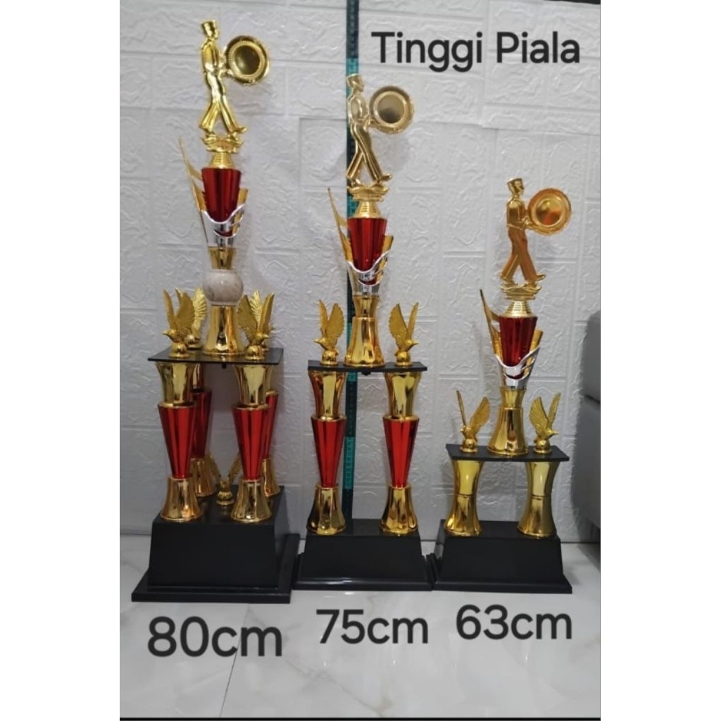 trophy Piala 4kaki iner set 2kaki marching band drum band 1 set