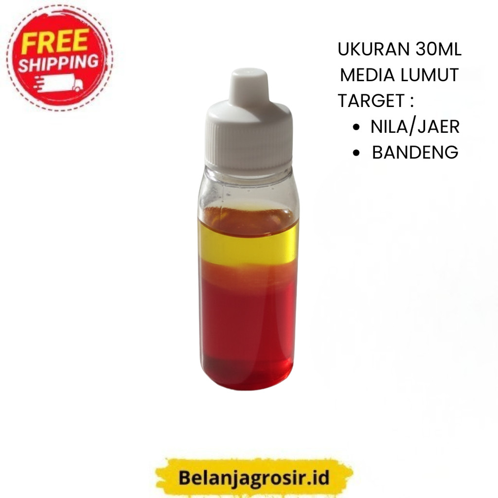 Belanjagrosir.id Umpan ikan nila Mujaer Bandeng Essen Essence Esen Oplosan Media lumut ukuran 30ml