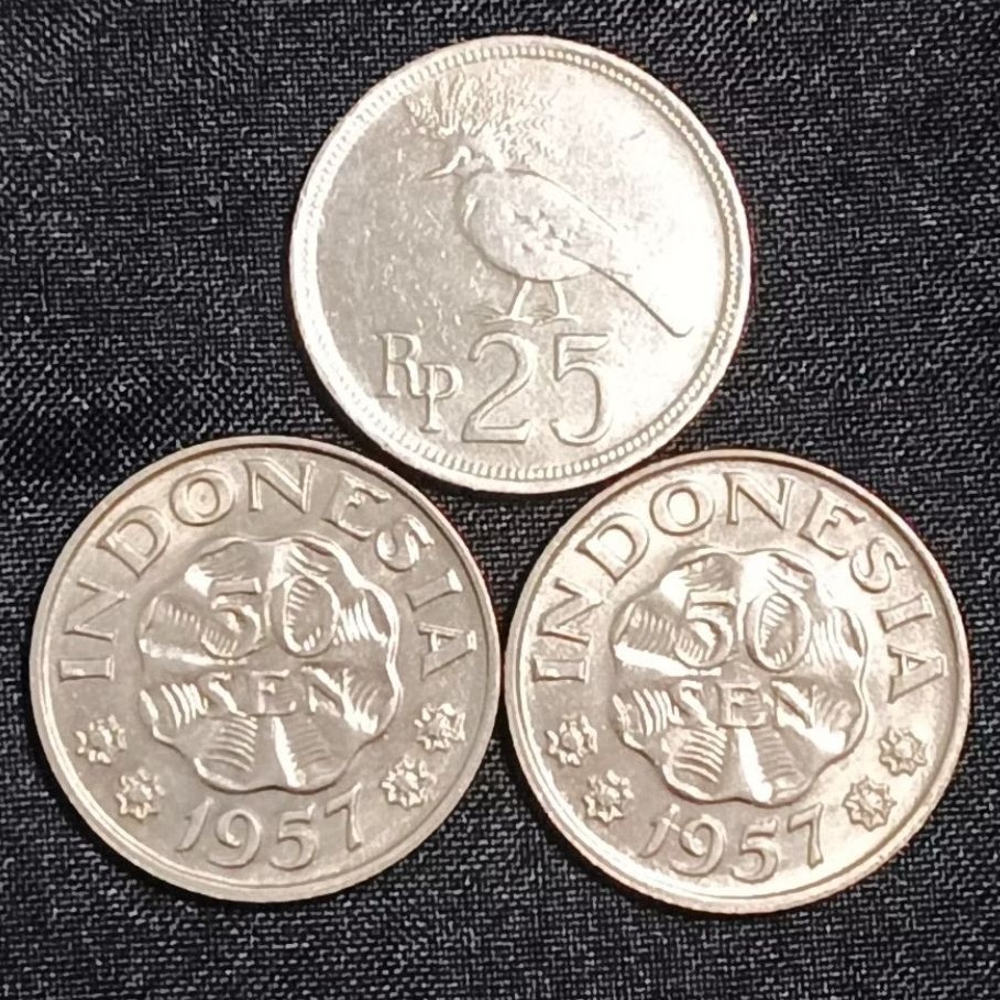 SC26 Paket Mahar Nikah 26 Rupiah Koin (1 Keping 25 Rp Burung & 2 Keping 50 Sen Dipo)