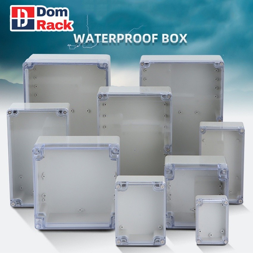 DOM RACK Box Panel Listrik IP65 Waterproof Outdoor ABS Kotak Panel Listrik Box Terminal