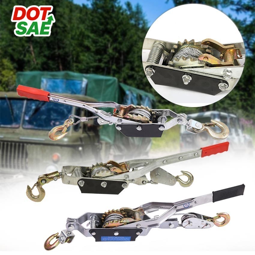 DOT SAE Hand Ratchet Puller 1/2/4 Ton /Kawat Baja Sling/Hand Puller Rachet Tracker/Rachet Tracker Ha