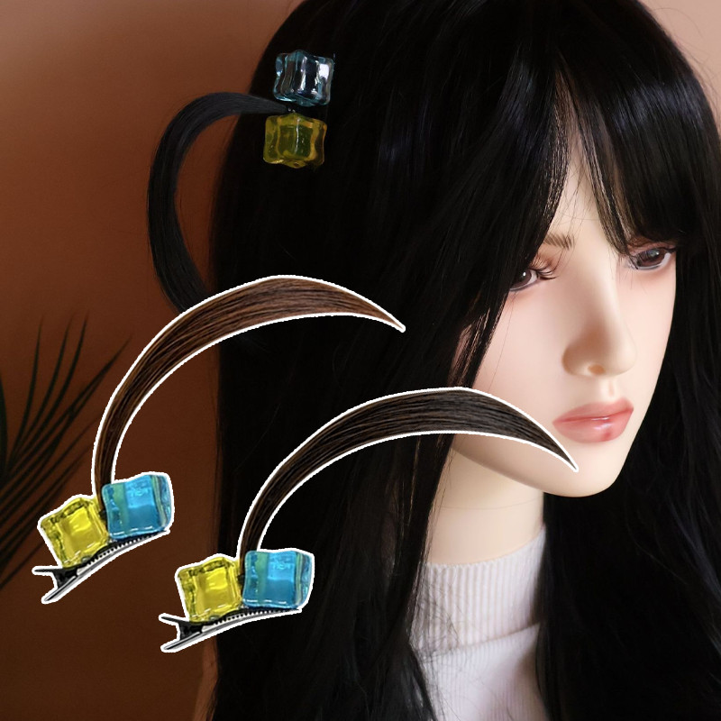 Jepit Rambut Cosplay Es Batu Biru/Kuning - Bocchi The Rock Hitori Gotoh Anime